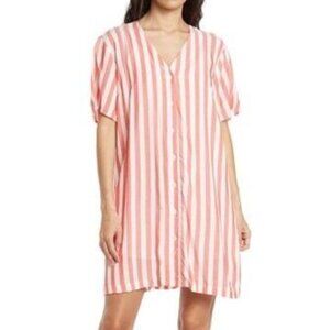 The Good Jane Sarah Shirt Dress Stripes w/ Built in Slip Ladies Small NWT